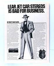 Pretty Boy Floyd Vintage 1974 Lear Jet Bad For Business Original Print Ad 8x11
