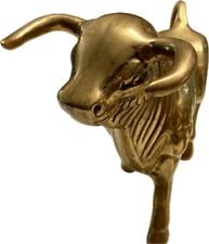 Vintage Heavy Brass Bull picture