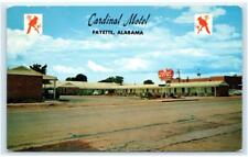FAYETTE, AL Alabama ~ Roadside CARDINAL MOTEL c1950s  Postcard picture