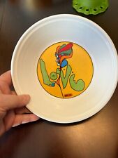 Vintage 1960s Two Peter Max Love Bowls picture