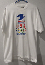1992 USPS Post Office US Olympics Team Single Stitch T-Shirt Size XL X-Large VTG picture