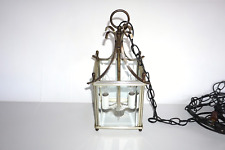 1960s/70s Vintage Modern Hanging Light w/14ft Chain Cord / Excellent picture