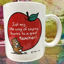 Just my little way of saying thanks to a great Teacher  Coffee Mug Cup Apple picture