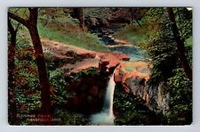 Mansfield OH-Ohio, Flemings Falls, Scenic View, Vintage c1912 Postcard picture
