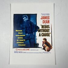 Rebel Without A Cause Postcard Art MOMA 2001 Iconic Pop Culture Films Vintage picture