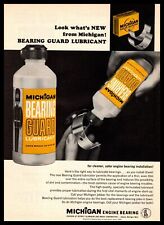 1966 Michigan Engine Bearing Guard Lubricant Bottle Detroit MI Vintage Print Ad picture