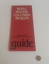 Vintage Royal British Columbia Museum Brochure Canada Tour Souvenir Ephemera picture