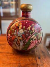 Antique Vintage Old Indian Rajasthani Handpainted Vase picture