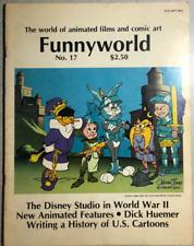 FUNNYWORLD #17 animation fanzine (1977) Disney Studio in World War II, etc. VG+ picture