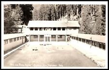 C1940s RPPC Olympic Hot Springs WA Boys Swimming Washington Postcard 610 picture