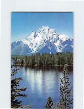 Postcard Mount Moran Across Jackson Lake Wyoming USA picture