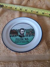 5 Inch  Illinois Land Of Lincoln Plate picture