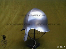 18GA SCA LARP Medieval Kettle Hat Helmet Knight Replica Helmet Armor Helmet Q12 picture