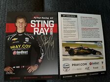 Sting Ray Robb 2024 Indy 500 Signed Car Promo Hero Card Indianapolis picture