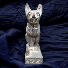 Ancient Egyptian Antiques Bastet Statue Goddess Cat Pharaonic Rare Egypt BC picture