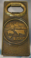 Vintage TUCO - Century Canada - Brass Bottle Opener - 3.75x1.75 inch picture
