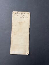 18th-19th C Plan of Farm Zachariah Whiting by Oliver Holmes 2nd Laid Paper (NH) picture