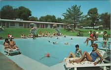 Postcard NY Otisville King's Lodge African American Resort Swimming Pool picture