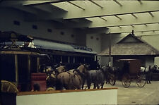 Vintage Photo Slide 1976 Nashville Trolly Station Horses picture