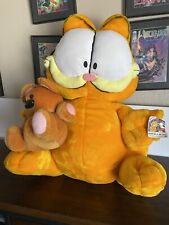 Garfield Teddy Bear BIG Plush 30x24 Rare picture