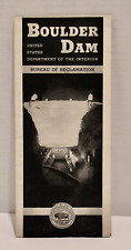 Boulder Dam Brochure U.S. Dept. of Interior Bureau of Reclamation 1940s Vintage picture