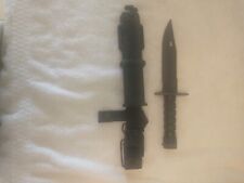 Lan-Cay M-9 Bayonet  Knife With Scabbard,Black picture