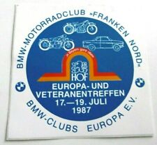 Promotional Stickers BMW Motorrad-Club Franken Europe & Veteranentreffen Hof picture
