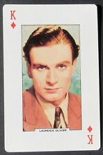 Laurence Olivier English Actor Director Single Swap Playing Card  picture