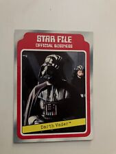 1980 Topps Star Wars Empire Strikes Back #10 Darth Vader Ungraded picture