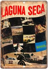1969 Laguna Seca Auto Races Ad Reproduction Metal Sign A660 picture