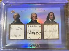 2023 Pieces of the Past Historical WASHINGTON JEFFERSON FRANKLIN Relics  14 /50 picture