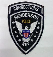 Henderson Police Corrections DOC Nevada NV Patch G10 picture