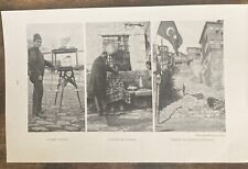 Book Clipping Photo Constantinople Candy Vendor Barber Street Scene 1915 History picture