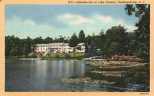 Postcard NC Hendersonville Lakeside Inn on Lake Osceola 1946 Vintage PC G8283 picture