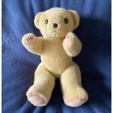 Vintage San Francisco Music Box Comp. musical jointed tan plush bear Works picture