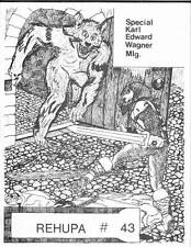 REHUPA - THE ROBERT E. HOWARD APA #43 - 1980 fanzine, Karl Edward Wagner special picture