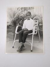 Vintage 1967 Found Photograph Original Portrait Kingston Jamaica Handsome Child picture
