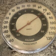 Vintage Ohio Thermometer Jumbo Dial 12” Made In USA Works picture