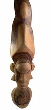 Vtg South African Tribal Woman Hand Carved Of Indigenous Wood Local Artisan READ picture