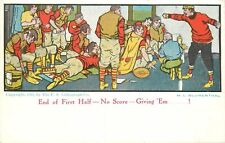 Postcard C-1910 Football Sports first half locker room coach 23.-10953 picture