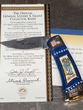 Franklin Mint The Offical General Ulysses S. Grant Commemorative Knife w/pouch picture