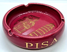 Vintage Ashtray Pisa Soviet Ussr Russian Art Rare Retro Ceramics Original Unique picture