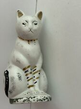 Vintage MMA Metropolitan Museum Of Art Chalkware Cat Ornament picture