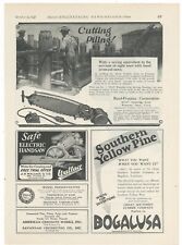 1927 Reed Prentice Ad: Elrod Trimble Dock in Portland, Oregon w/ Wolf No. 1 Saw picture
