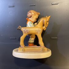 Vintage Hummel Goebel Prayer Before Battle Figurine #20 TMK-3 Boy with Horse picture