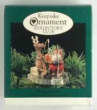 1995 Hallmark Keepsake Christmas Ornament Collector's Club Fishing For Fun . picture