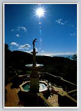 Hearst Castle Fountain San Simeon California Vintage Unposted Postcard picture