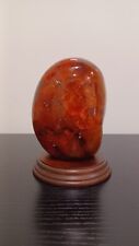 Rare Carnelian Red Quartz Crystal Agate with stand  picture
