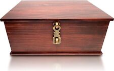 Blake & Lake Antique Style Wood Storage Box - Decorative box for Home or Offi... picture