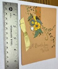 Vintage. 1920s Birthday Card. Excellent Condition picture